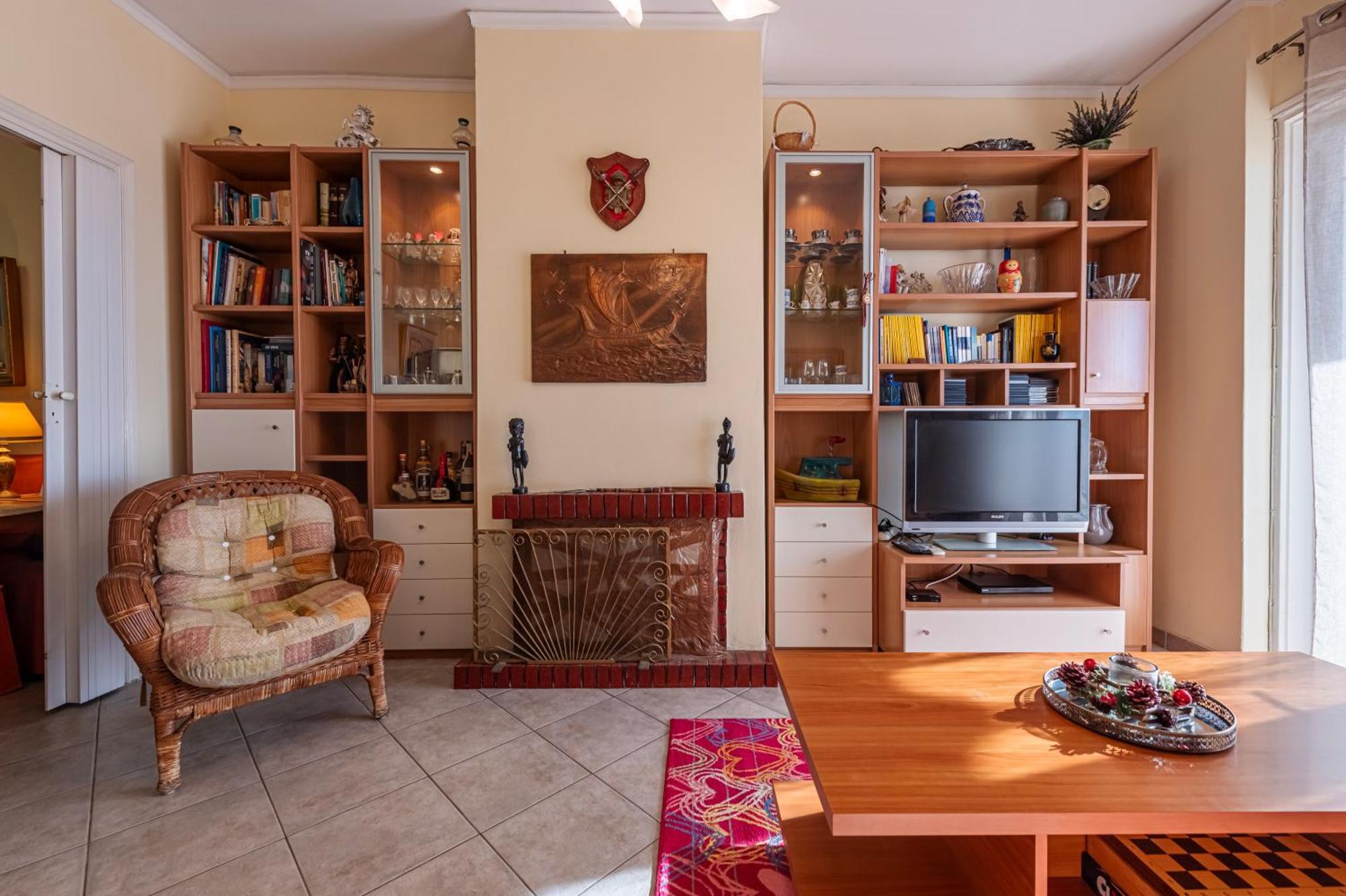 Sea View Apartment 100M From The Beach Saronida Экстерьер фото
